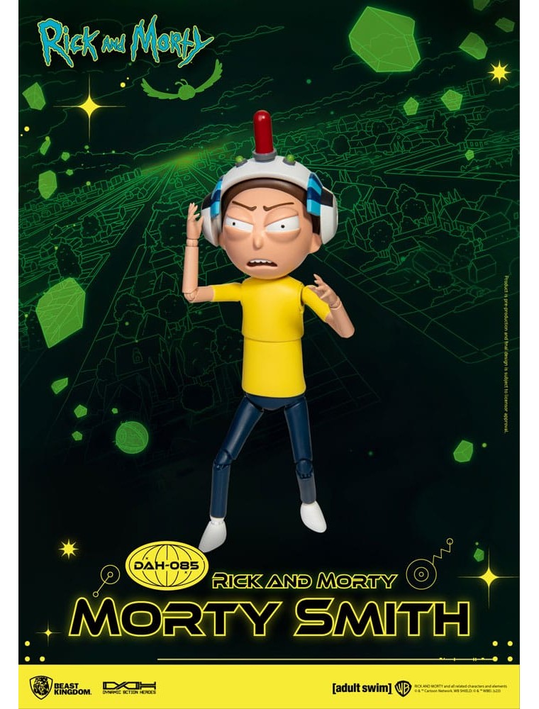 Rick E Morty Dynamic 8ction Heroes Action Figura 1/9 Morty Smith 23 Cm Beast Kingdom Toys