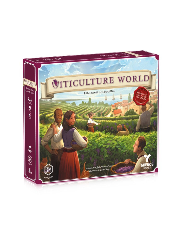 Viticulture World (ITA) Espansione Gioco da Tavolo 14+ Ghenos Games