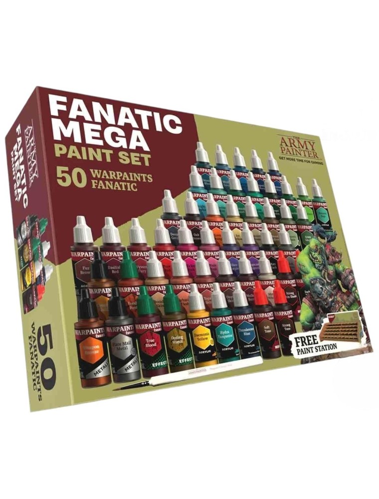 Warpaints Fanatic: Mega Paint Set Colori Modellismo Army Painter