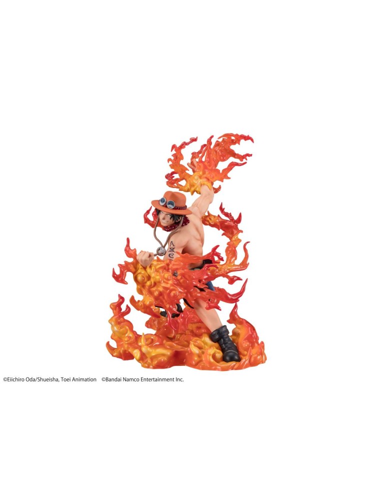 One Piece Zero Statua Portagas D. Ace Bounty Rush 5° Anniversario 17 Cm Bandai