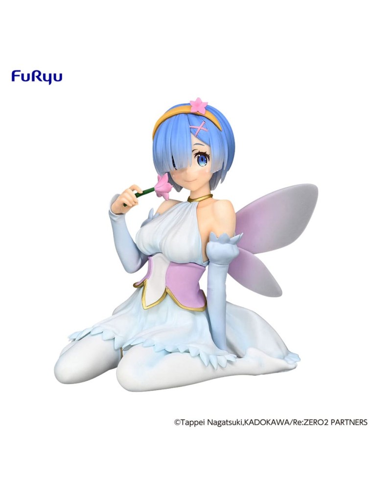 Re:zero Starting Life In Another World Noodle Stopper Pvc Statua Rem Flower Fairy 9 Cm Furyu