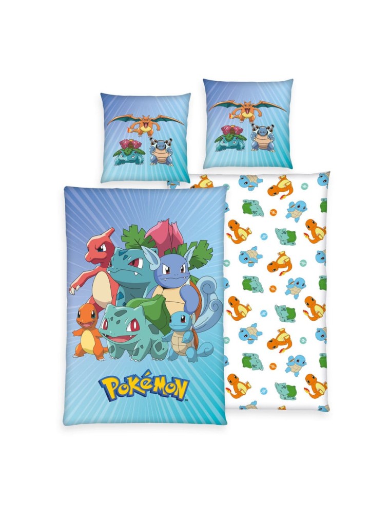 Pokemon Duvet Set Group B 135 X 200 Cm / 80 X 80 Cm Herding