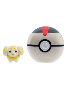 Pokémon Clip'n'Go Poké Balls Fidough & Timer Ball Jazwares