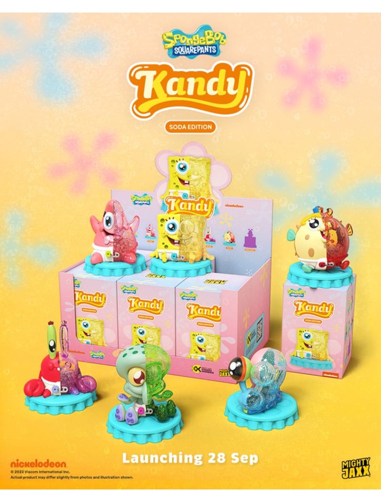 Spongebob Squarepants Blind Box Kandy X Jason Freeny Collection Spongebob (Soda Edition)  Mighty Jaxx