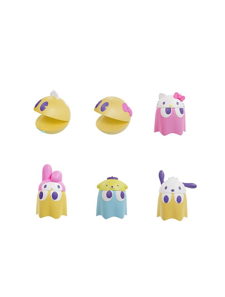 Pac-man X Sanrio Characters Chibicollect Series Trading Figura 3 Cm Assortment Vol. 1  Megahouse