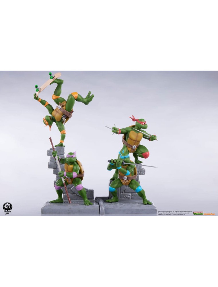 Tartarughe Ninja Pvc Statua 4-pack 20 Cm Premium Collectibles Studio