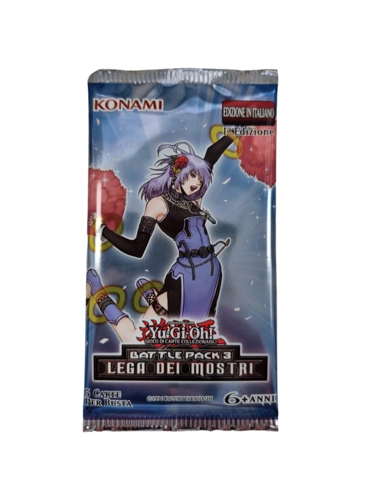 Yu-Gi-Oh! TCG Battle Pack 3 Lega dei Mostri Busta da 5 carte 1°Ed (ITA) Konami