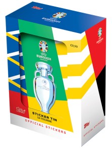 Topps Adesivi Euro 2024 Mini Tin Sport - Carte Da Gioco/collezione