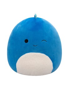 Squishmallows Peluche Figura Winking Dark Blue Dino Con Fuzzy Belly Brody 40 Cm Jazwares