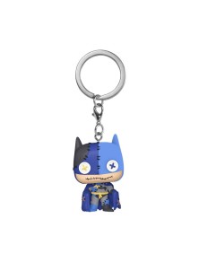 Dc Patchwork Pop! Vinile Portachiavis 4 Cm Batman  Funko