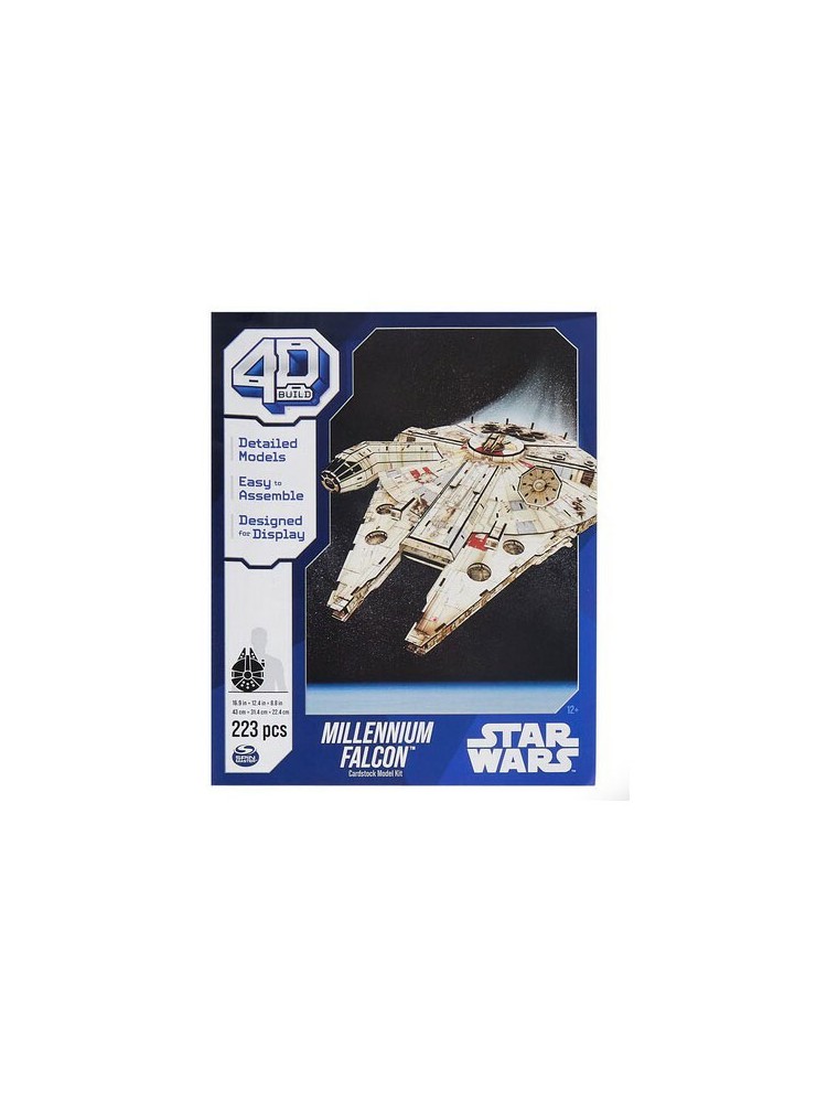 Star Wars: 4D Build - Millenium Falcon 3D Puzzle Spin Master