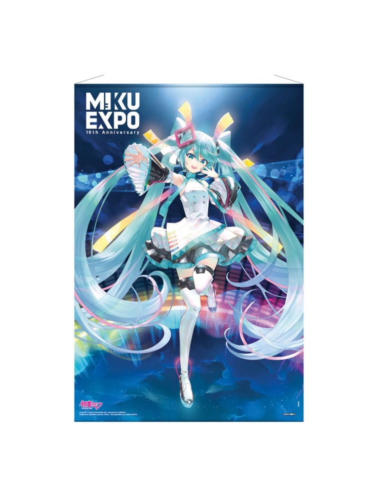 Hatsune Miku Wallscroll Miku Expo 10th Anniversary Edizione Limitata 61 X 91 Cm Popbuddies