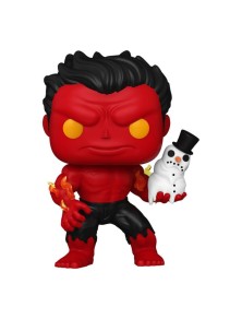 Marvel Pop! Vinile Figura Holiday Red Hulk 9 Cm Funko