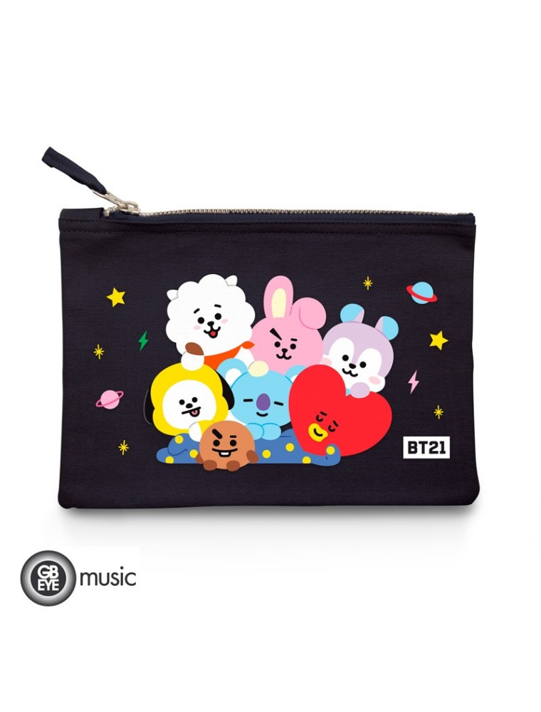 Bt21 - Astuccio Per Cosmetici - Group - Black