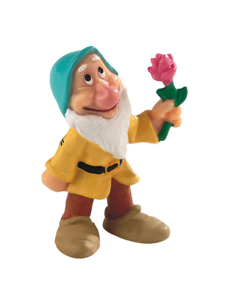 Disney Biancaneve Flower Dwarf Figura 5cm Bullyland