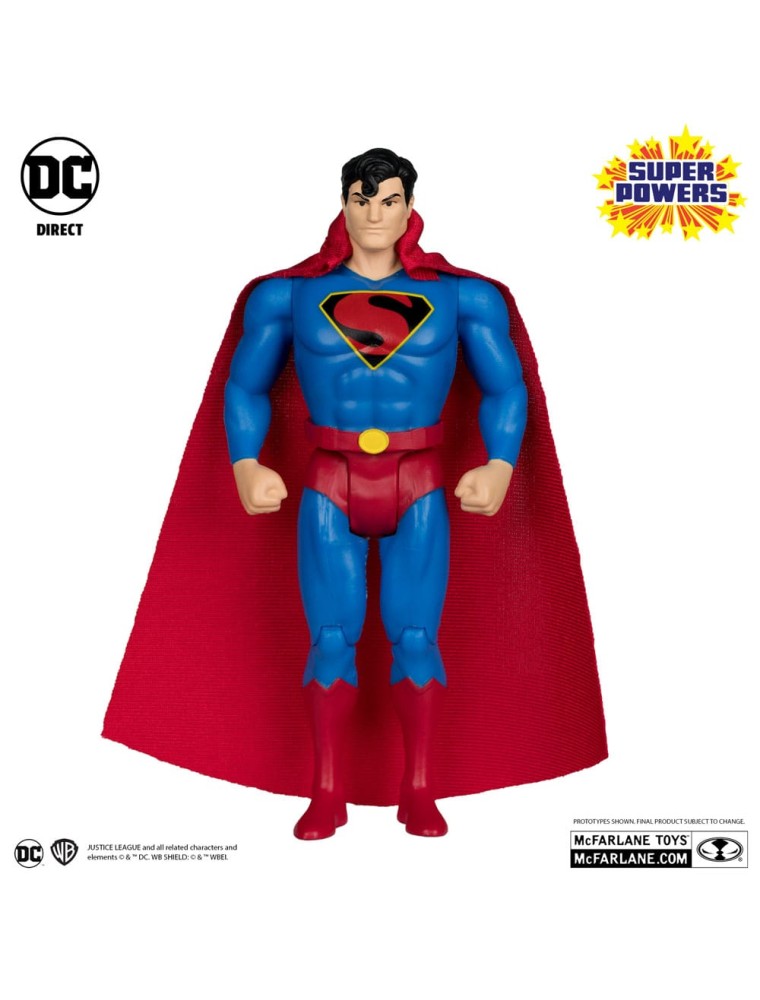 Dc Direct Super Powers Action Figura Superman (fleischer Variant) 13 Cm Mcfarlane Toys