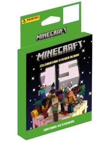 Panini Adesivi Minecraft 15th Ecoblister 5 Buste Minecraft - Carte Da Gioco/collezione