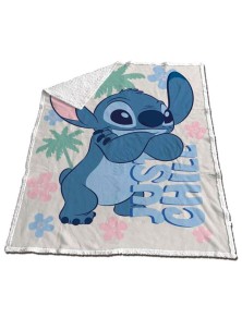 Disney Stitch coral sherpa blanket 130x170cm Disney