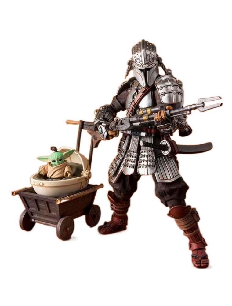 Star Wars Ronin Mandalorian Beskar Armor & Grogu Figura 18cm Tamashii Nations