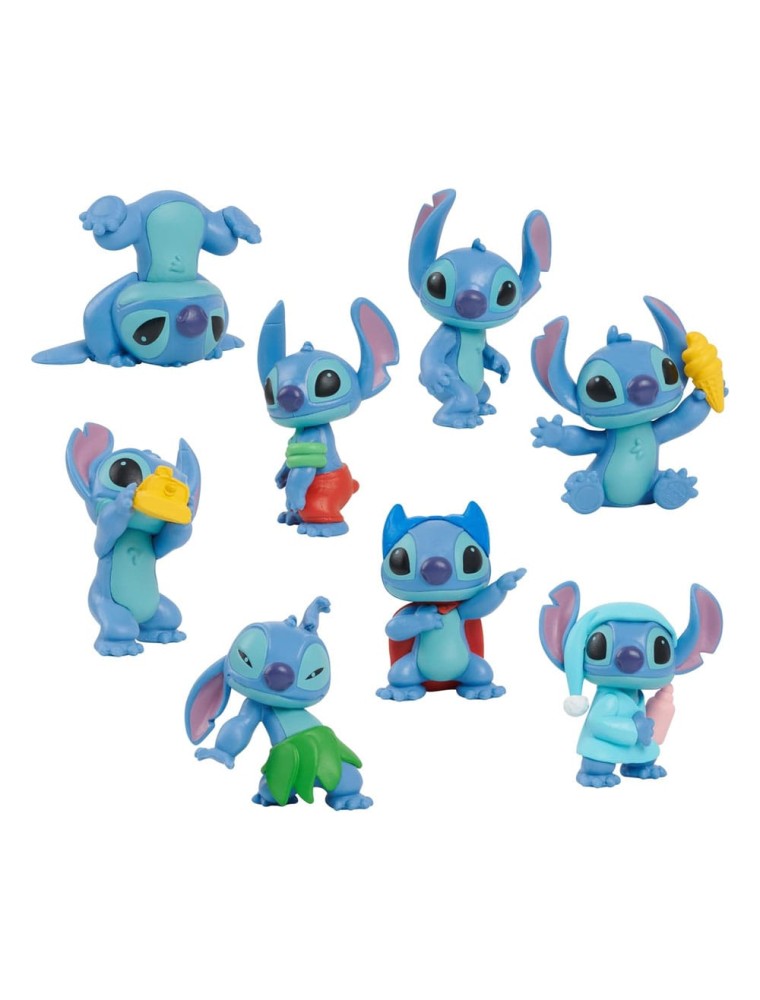 Lilo & Stitch Mini Figura 8-pack Stitch Collectible Figura Set 7 Cm Just Play