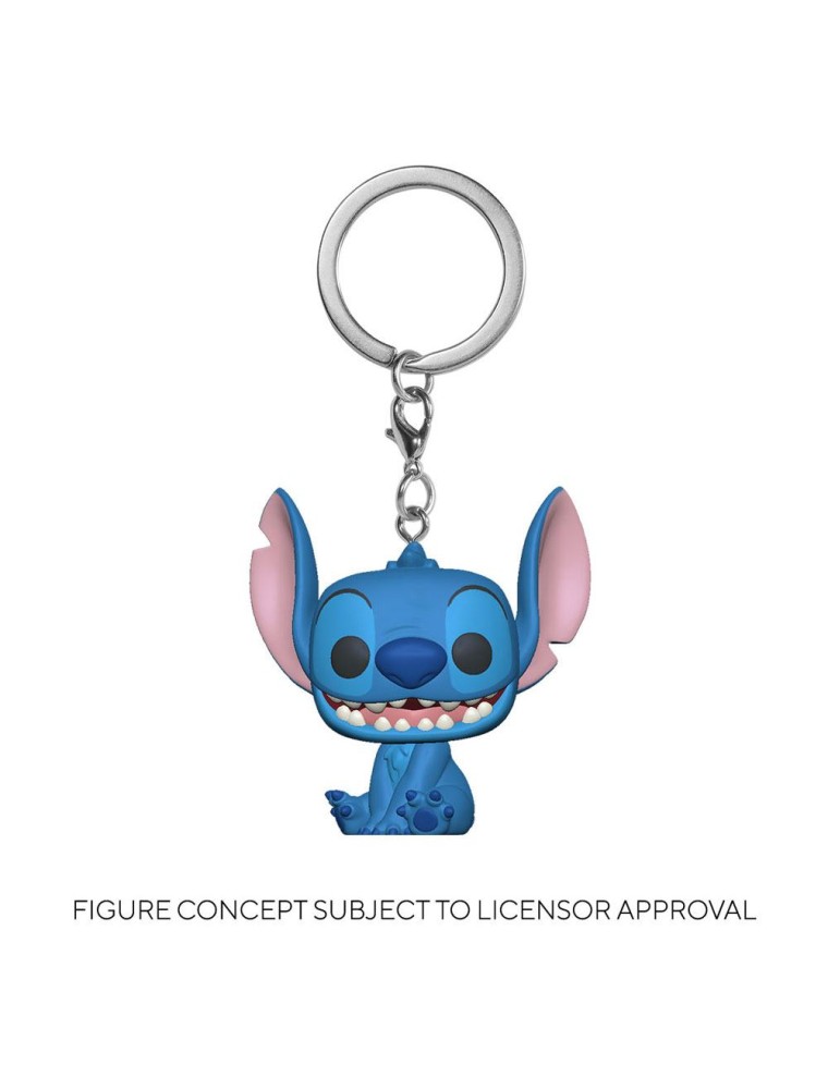 Lilo & Stitch Pocket Pop! Vinile Portachiavis 4 Cm Stitch  Funko