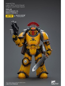 Warhammer The Horus Heresy Action Figura 1/18 Imperial Fists Legion Mkiii Tactical Squad Sergeant Con Power Sword 12 Cm Joy Toy