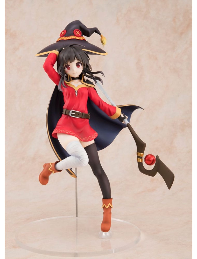 Konosuba God's Blessing On This Wonderful World! Pvc Statua 1/7 Megumin: Sneaker Bunko 30th Anniversary Ver. (re-run) 19 Cm