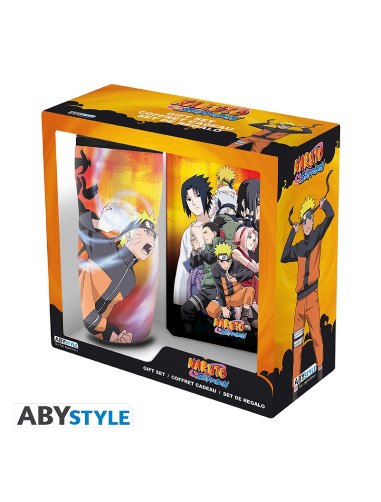 Naruto Shippuden - Regalo Set Tazza Tumbler + Agenda