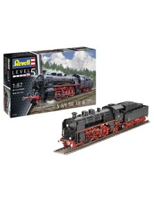 Revell - 1/87 Express Locomotive S3/6 BR18(5) with Tender 2'2'T