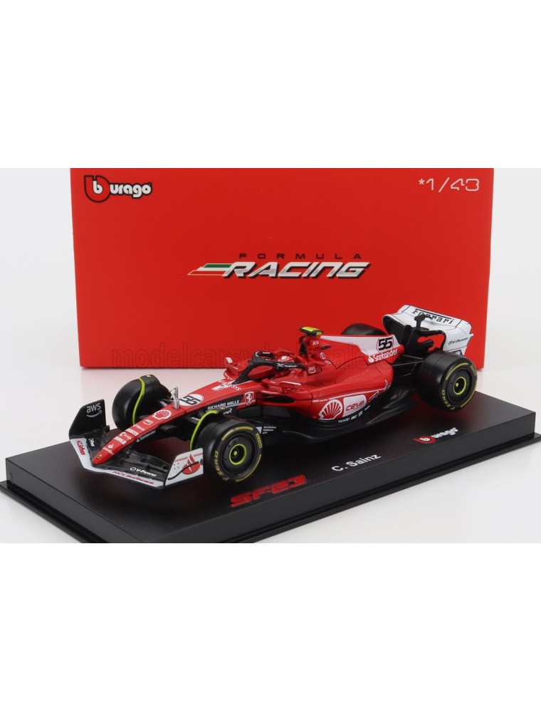 BBURAGO FERRARI 1/43 F1 SF-23 N.55 LAS VEGAS SAINZ