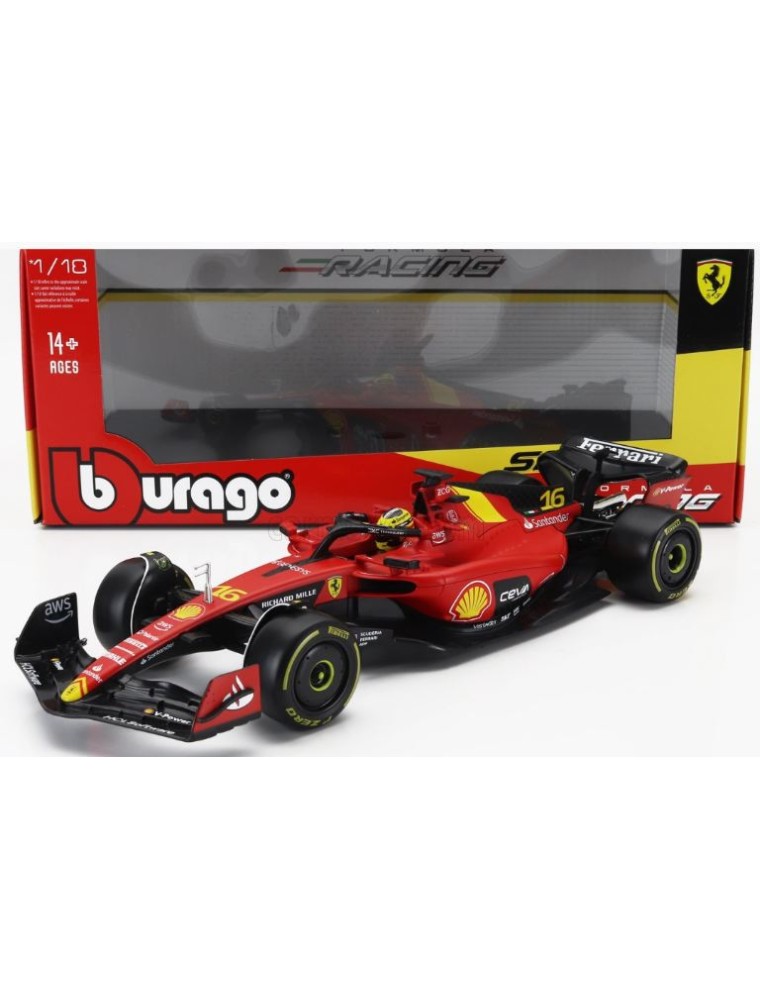 Bburago - Ferrari F1 SF23 Monza Leclerc #16 1/18 Anno 2023