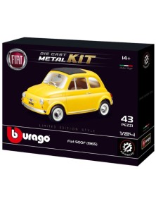 Bburago - Fiat 500F gialla...