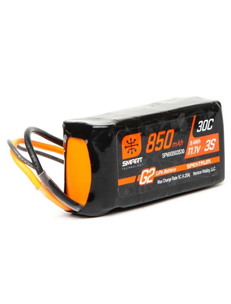 Spektrum - LiPo 11,1v 3S 850mAh Smart G2 30C IC2 Blade 230s