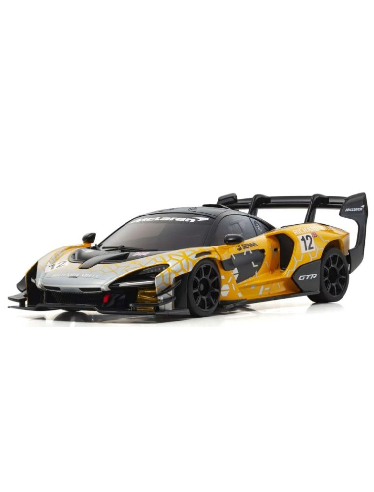 Kyosho - Carrozzeria McLaren Senna GTR Orange Telaio RWD W-MM 2wd Mini-Z 1/28