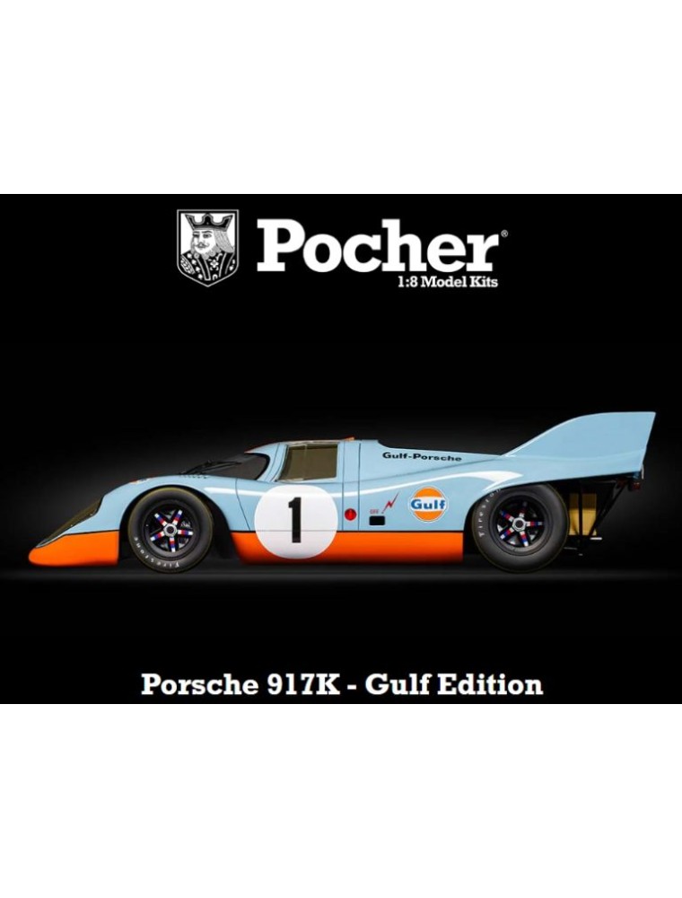 Pocher - Porsche 917K Gulf Edition 1971 1/8 Pocher in kit di montaggio