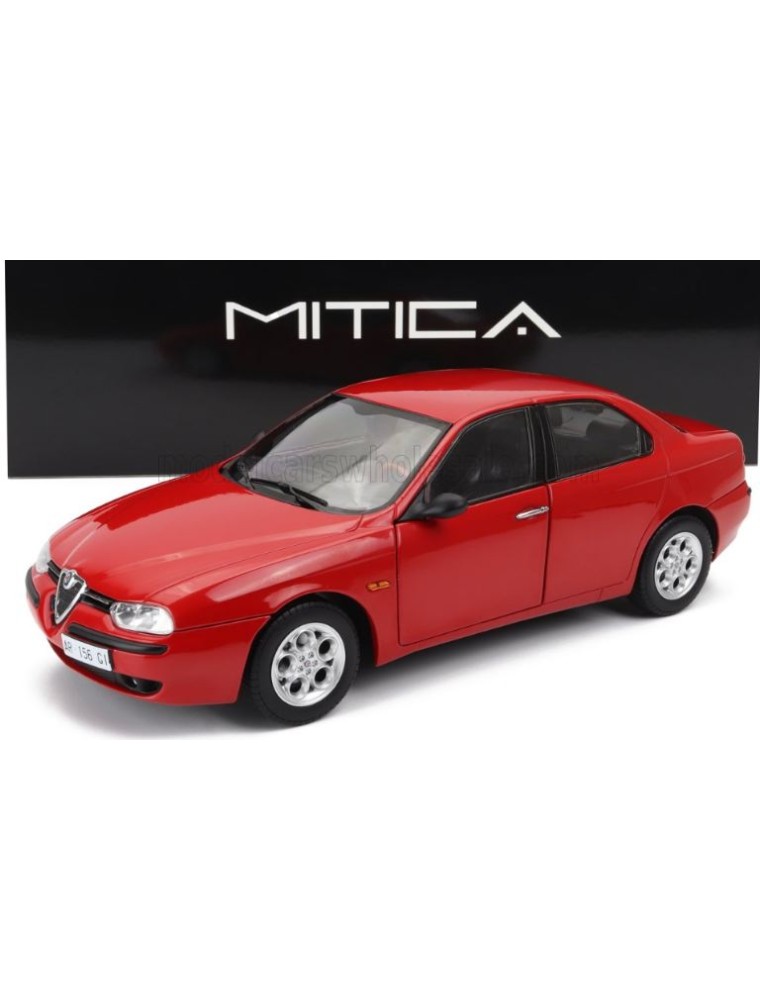 MITICA - Alfa 156 2.5 V6 24v 1997 Rosso Alfa interni neri 1/18