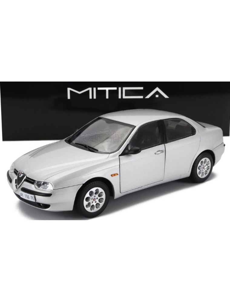 MITICA - Alfa 156 2.0 Twin Spark 1997 Argento interni neri 1/18