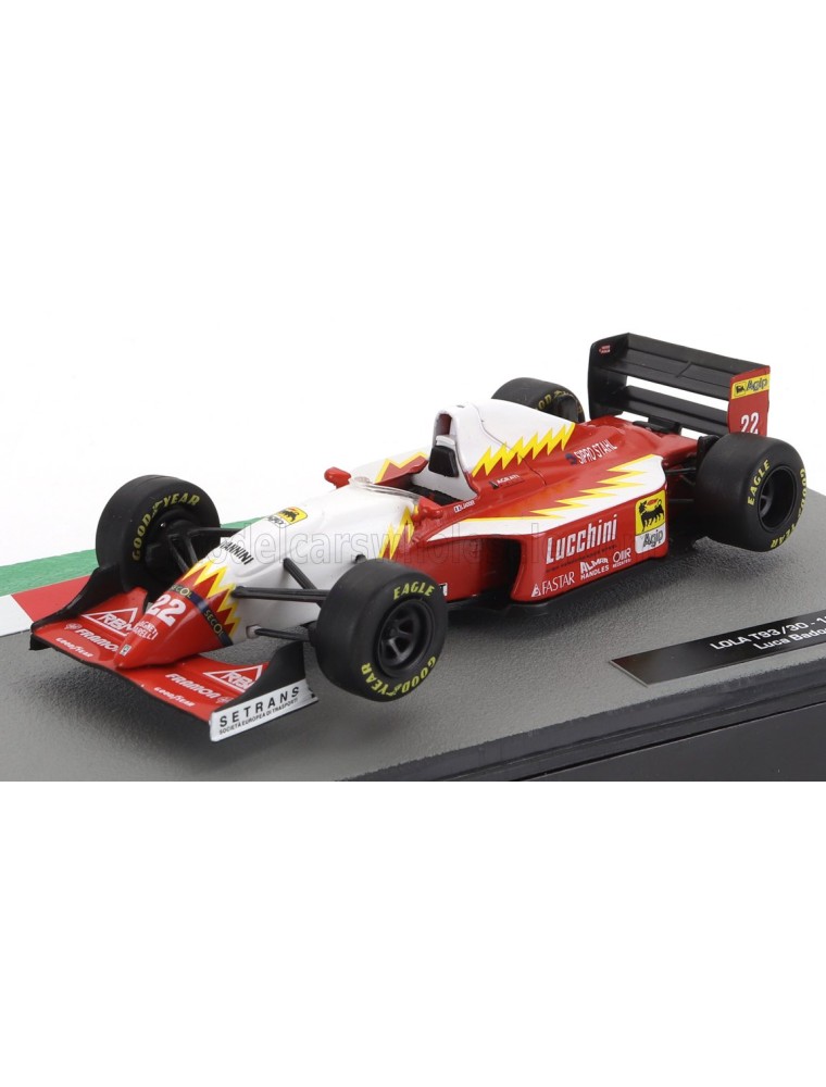 LOLA - F1  T93/30 N 22 SEASON 1993 LUCA BADOER - RED WHITE