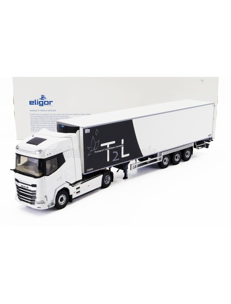 DAF - XG TRUCK SEMI-FRIGO T2L TRANSPORTS 2021 - WHITE BLUE