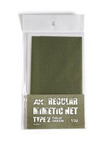 AK INTERACTIVE - Regular Mimetic Net Type 2 Field Green