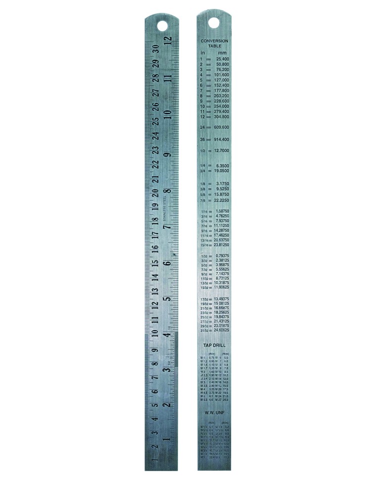 ARTESANIA LATINA - Stainless Steel Ruler 300mm