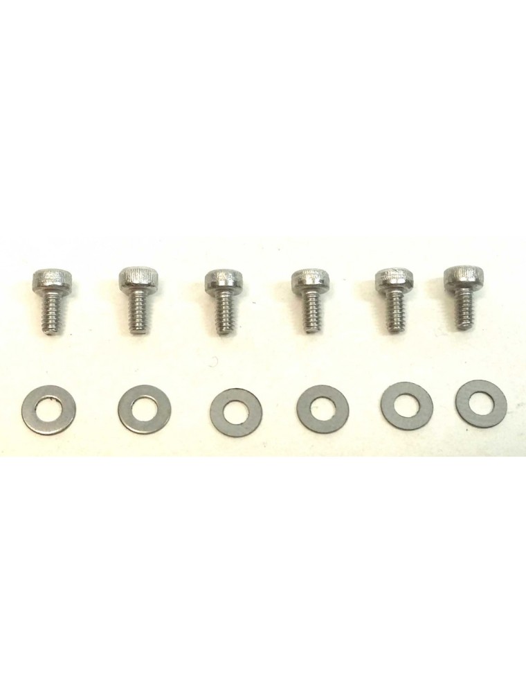 BRM MODEL CARS - Motor side fixing screws for 1.5mm Allen key (x6)