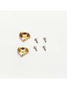 BRM MODEL CARS - NSU TT/Simca1000 TTS - Rear brass axle holders ("Camber") (x2)