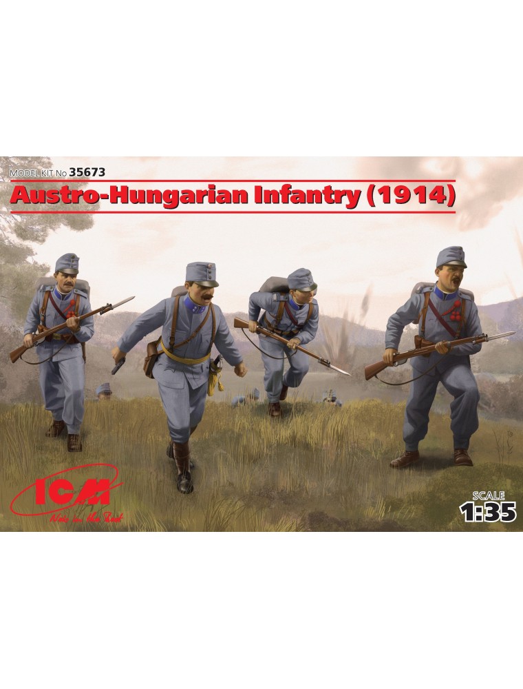 ICM - 1/35 Austro-Hungarian Infantry (1914) (4 figures)