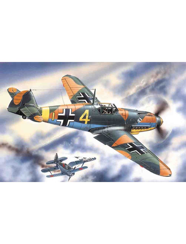 ICM - 1/48 Messerschmitt Bf 109F-4, WWII German Fighter