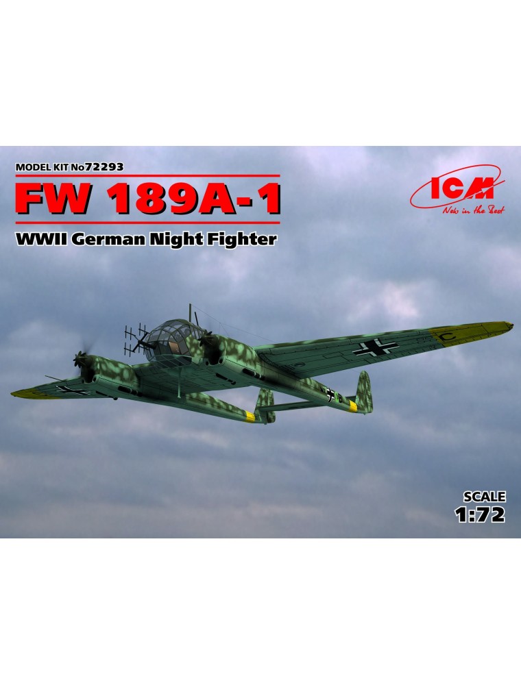 ICM - 1/72 FW 189A-1, WWII German Night Fighter