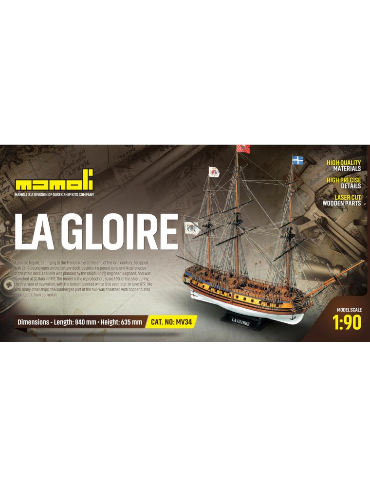 MAMOLI - LA GLOIRE Scala 1/90