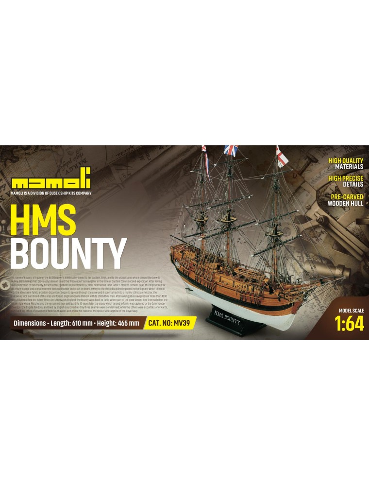 MAMOLI - HMS BOUNTY Scala 1/64