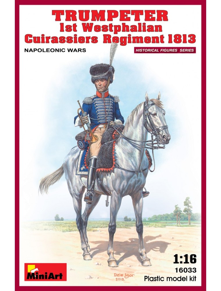 MINI ART - 1/16 Trumpeter. 1st Westphalian Cuirassiers Regiment 1813