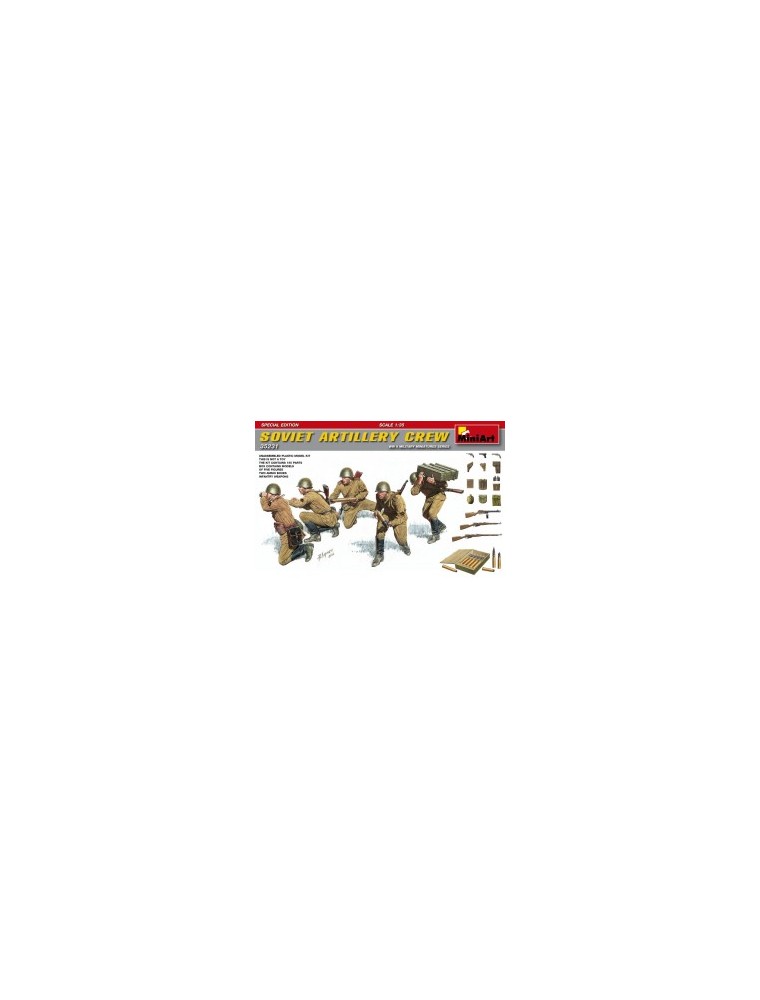 MINI ART - 1/35 Soviet Artillery Crew Special Edition